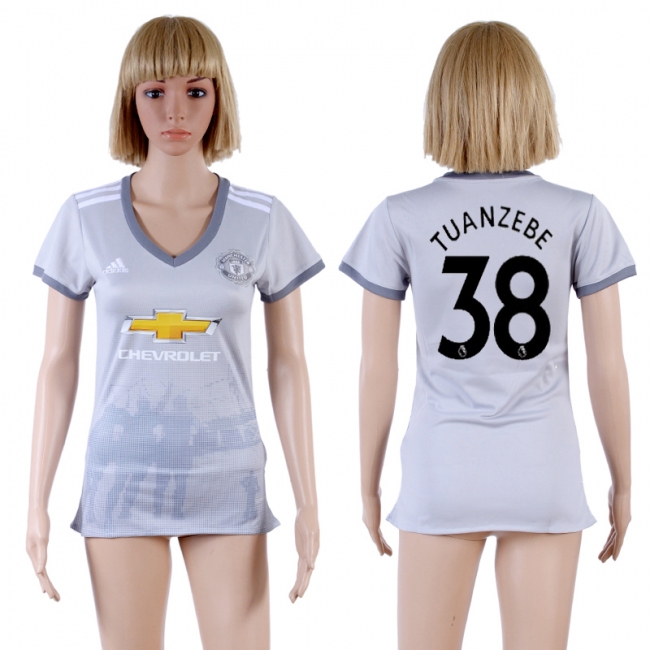 Womens Soccer Man Utd. #38 Tuanzebe Away Jersey