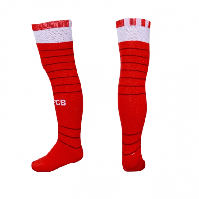 Kids Bayern Munich Home Red Socks