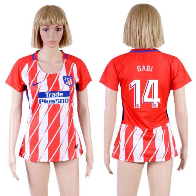 Womens Soccer Club Madrid S.A.D #14 Gabi Home Jersey