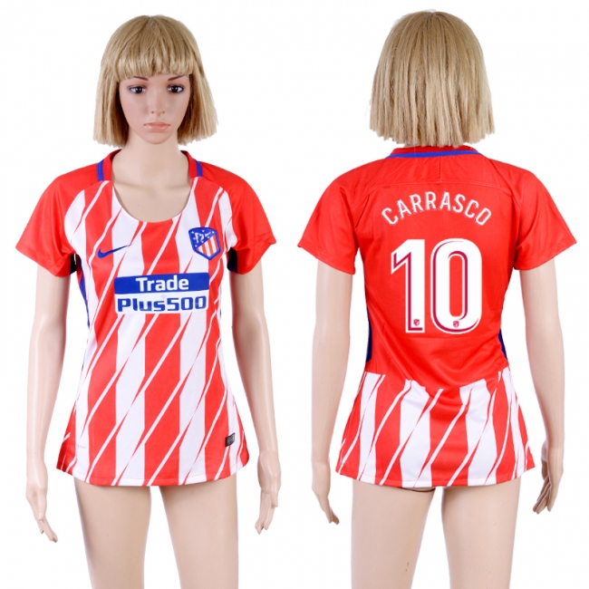 Womens Soccer Club Madrid S.A.D #10 Carrasco Home Jersey