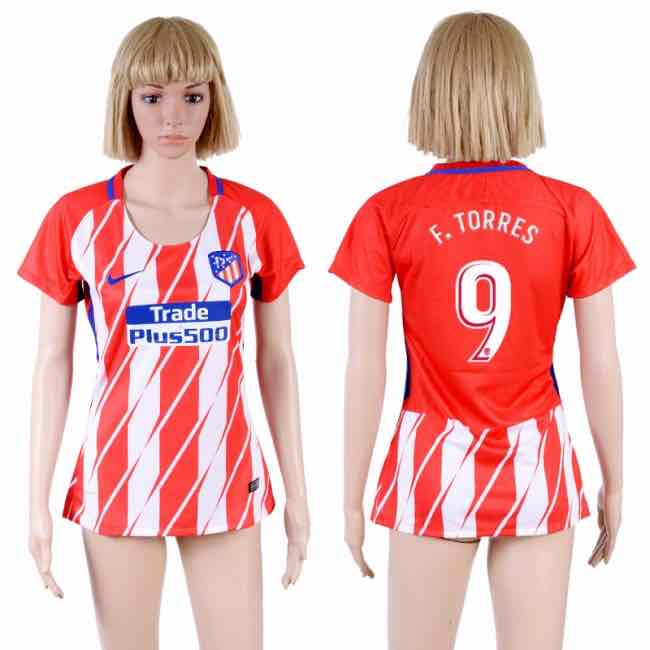 Womens Soccer Club Madrid S.A.D #9 F.Torres Home Jersey