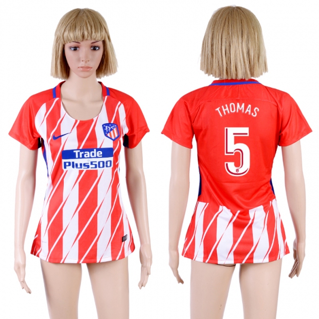 Womens Soccer Club Madrid S.A.D #5 Thomas Home Jersey