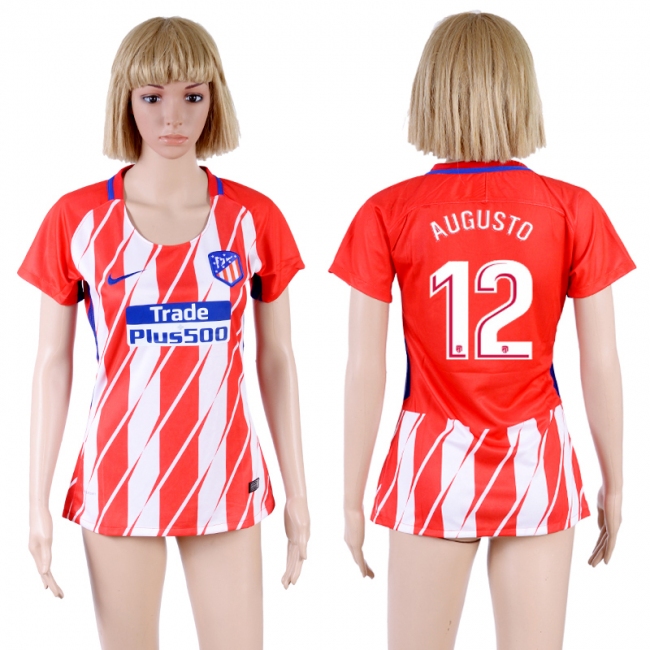 Womens Soccer Club Madrid S.A.D #12 Augusto Home Jersey