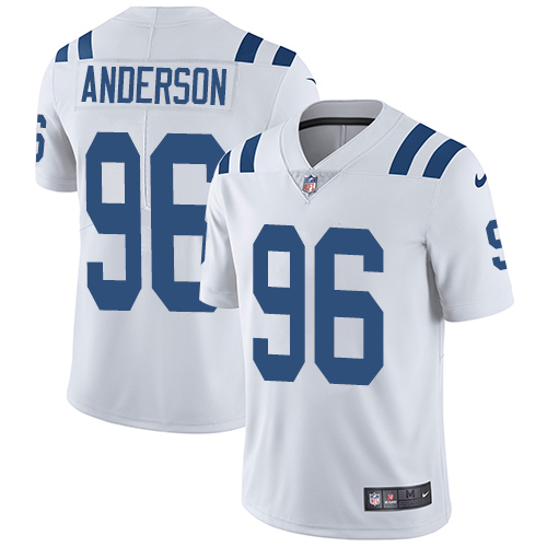NFL Indianapolis Colts #96 Anderson White Vapor Limited Jersey