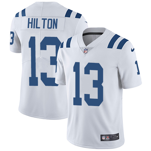 NFL Indianapolis Colts #13 Hilton White Vapor Limited Jersey