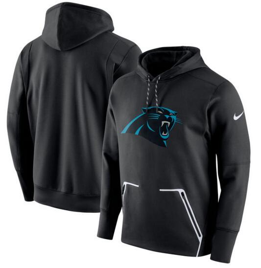 Carolina Panthers Nike Champ Drive Vapor Speed Pullover Hoodie - Black