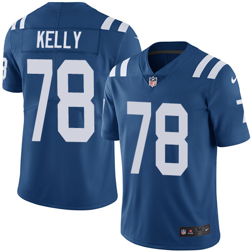 NFL Indianapolis Colts #78 Kelly Blue Vapor Limited Jersey