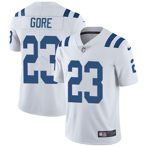 NFL Indianapolis Colts #23 Gore White Vapor Limited Jersey