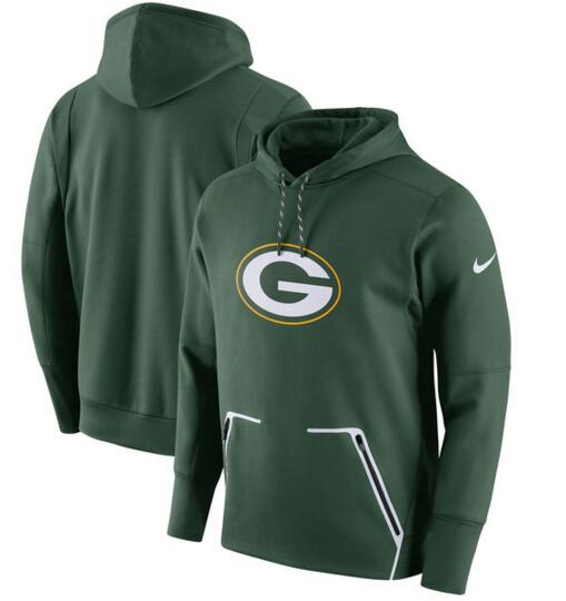 Green Bay Packers Nike Champ Drive Vapor Speed Pullover Hoodie - Green