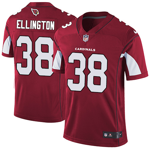NFL Arizona Cardinals #38 Ellington Red Vapor Limited Jersey