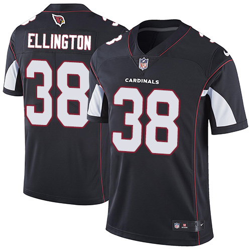 NFL Arizona Cardinals #38 Ellington Black Vapor Limited Jersey