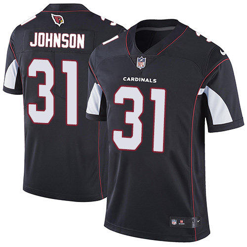 NFL Arizona Cardinals #31 Johnson Black Vapor Limited Jersey