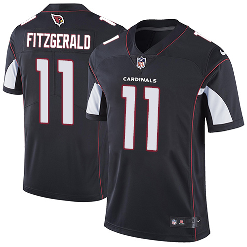 NFL Arizona Cardinals #11 Fitzgerald Black Vapor Limited Jersey