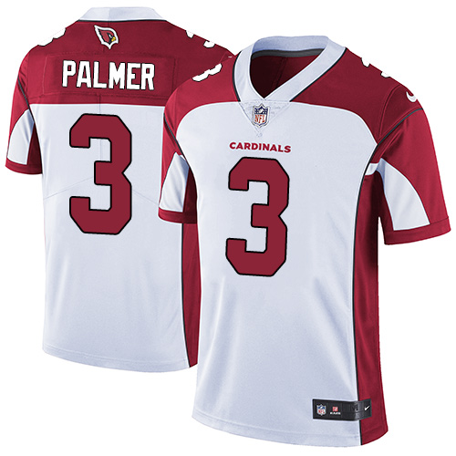 NFL Arizona Cardinals #3 Palmer White Vapor Limited Jersey