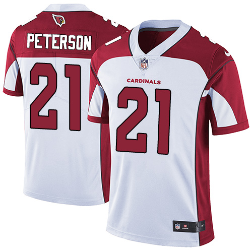 NFL Arizona Cardinals #21 Peterson White Vapor Limited Jersey