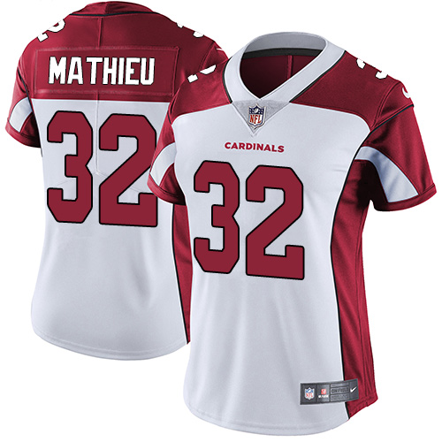 Womens NFL Arizona Cardinals #32 Mathieu White Vapor Limited Jersey