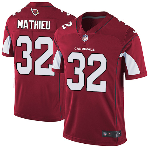 NFL Arizona Cardinals #32 Mathieu Red Vapor Limited Jersey