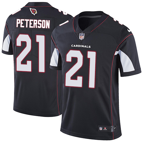 NFL Arizona Cardinals #21 Peterson Black Vapor Limited Jersey