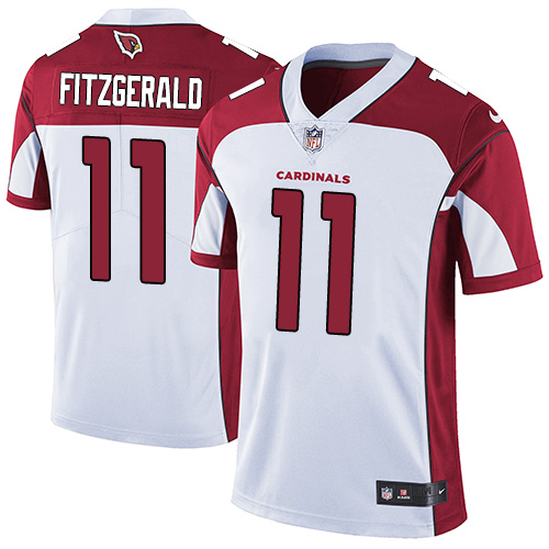 NFL Arizona Cardinals #11 Fitzgerald White Vapor Limited Jersey