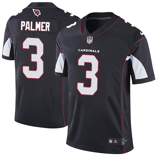 NFL Arizona Cardinals #3 Palmer Black Vapor Limited Jersey