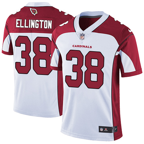 NFL Arizona Cardinals #38 Ellington White Vapor Limited Jersey