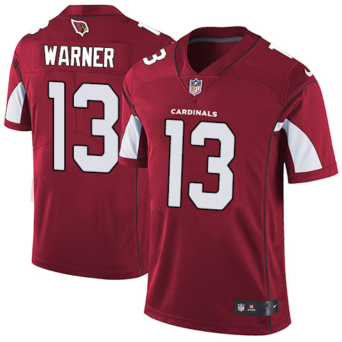 NFL Arizona Cardinals #13 Warner Red Vapor Limited Jersey