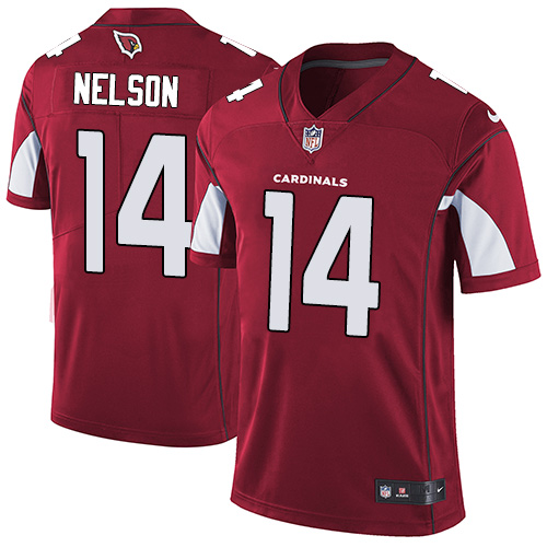 NFL Arizona Cardinals #14 Nelson Red Vapor Limited Jersey