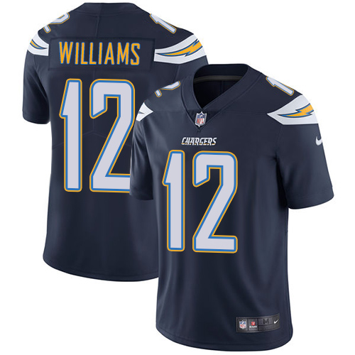 NFL San Diego Chargers #12 Williams Blue Vapor Limited Jersey