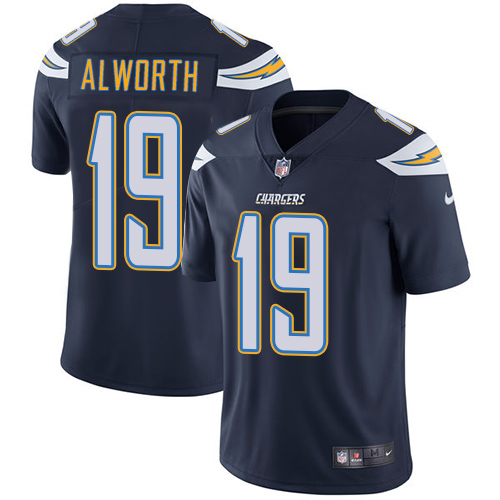 NFL San Diego Chargers #19 Alworth Blue Vapor Limited Jersey