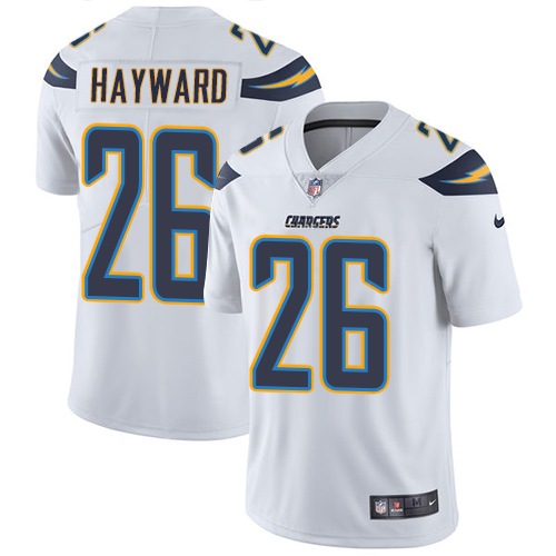 NFL San Diego Chargers #26 Hayward White Vapor Limited Jersey