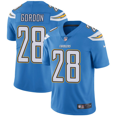 NFL San Diego Chargers #28 Gordon L.Blue Vapor Limited Jersey