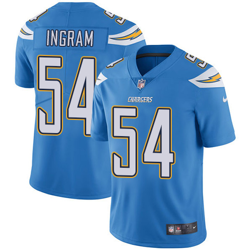 NFL San Diego Chargers #54 Ingram L.Blue Vapor Limited Jersey