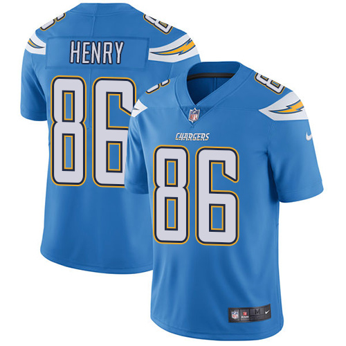 NFL San Diego Chargers #86 Henry L.Blue Vapor Limited Jersey