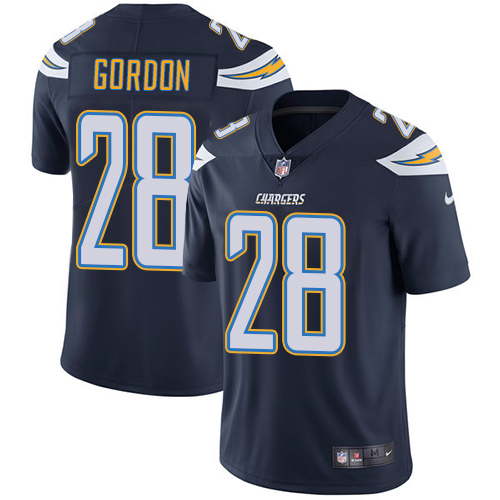 NFL San Diego Chargers #28 Gordon Blue Vapor Limited Jersey