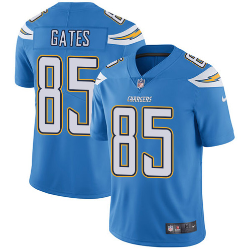 NFL San Diego Chargers #85 Gates l.Blue Vapor Limited Jersey