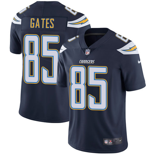 NFL San Diego Chargers #85 Gates Blue Vapor Limited Jersey