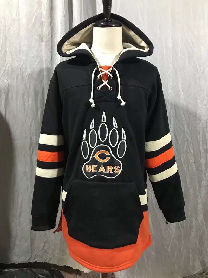 NFL Chicago Bears Personalized Black Hoodie Any Name Number