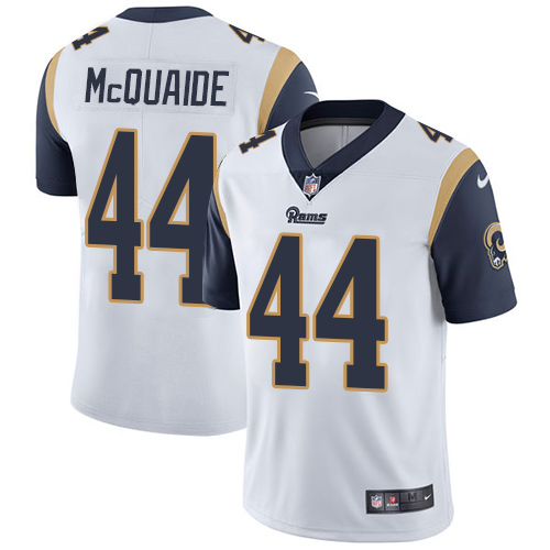 NFL Los Angeles Rams #44 McQuaide White Vapor Limited Jersey