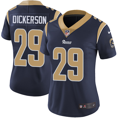 Womens NFL Los Angeles Rams #29 Dickerson D.Blue Vapor Limited Jersey