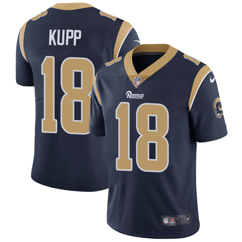 NFL Los Angeles Rams #18 Kupp D.Blue Vapor Limited Jersey