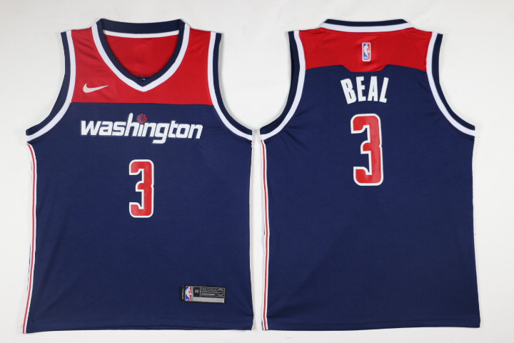 Nike NBA Washington Wizards #3 Beal Blue Jersey