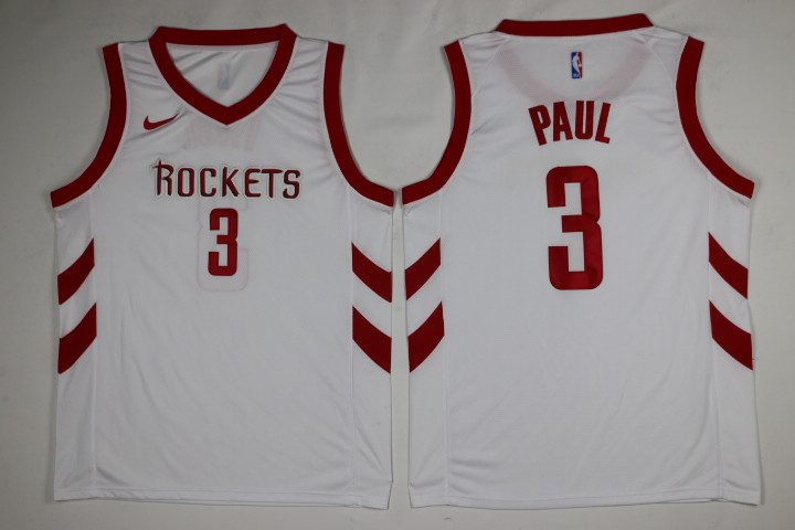 Nike NBA Houston Rockets #3 Paul White Jersey