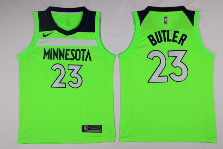 Nike NBA Minnesota Timberwolves #23 Butler Green Jersey