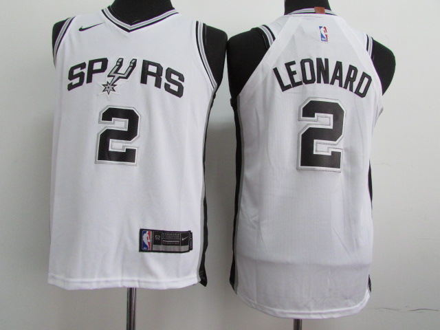 Kids NBA San Antonio Spurs #2 leonard Black Jersey