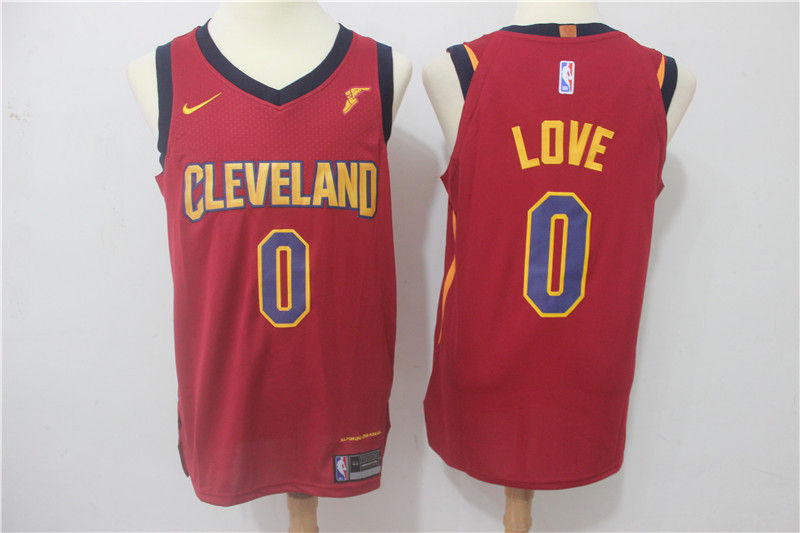Nike NBA Cleveland Cavaliers #0 Love Red Jersey