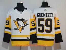 Adidas Nhl Pittsburgh Penguins #59 Jake Guentzel White Hockey Jersey.jpeg