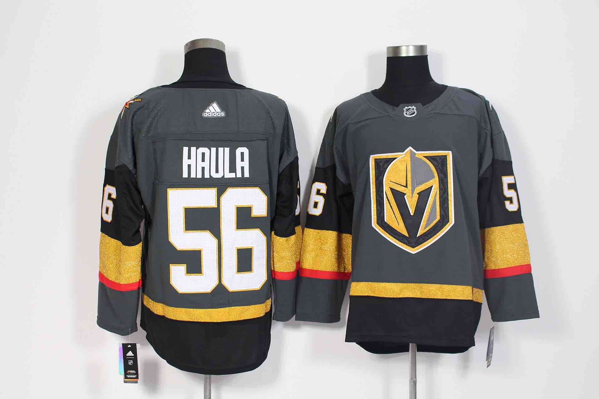 Adidas Mens Vegas Golden Knights #56 Haula Hockey Jersey