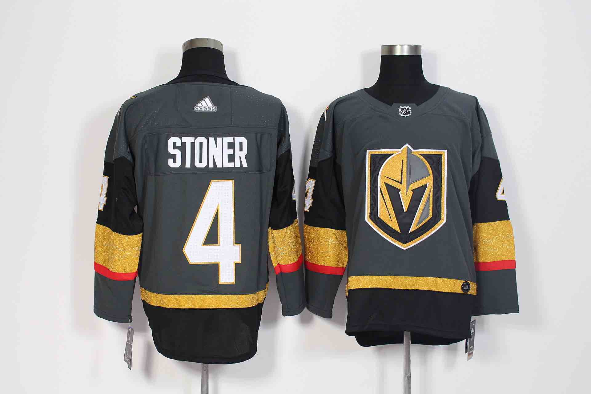 Adidas Mens Vegas Golden Knights #4 Stoner Hockey Jersey