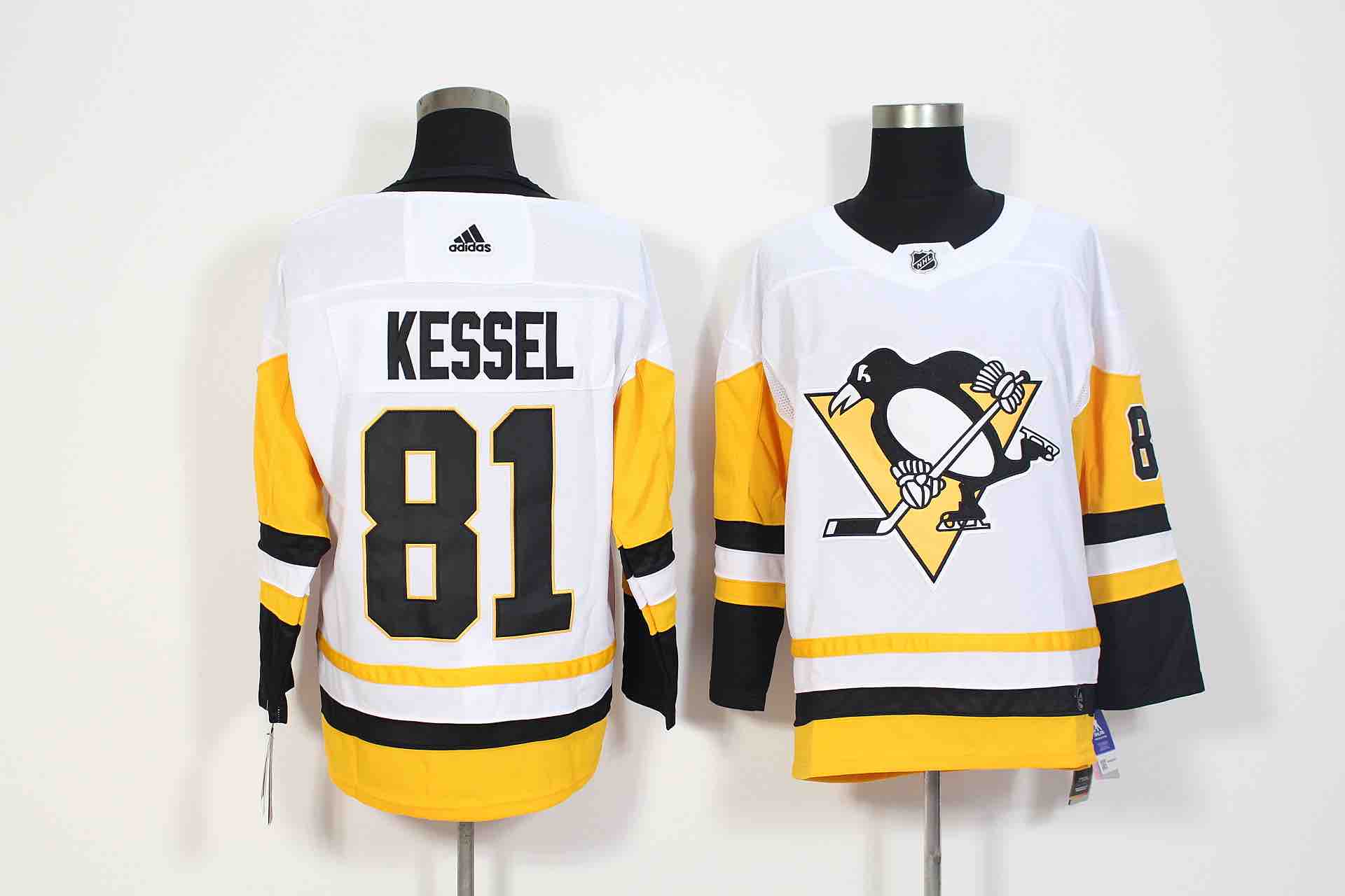 Adidas NHL Pittsburgh Penguins #81 Kessel White Jersey