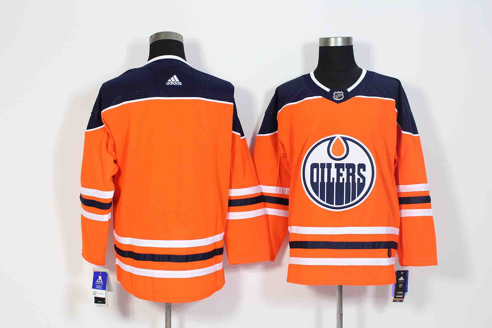 Adidas NHL Edmonton Oilers Blank Orange Jersey